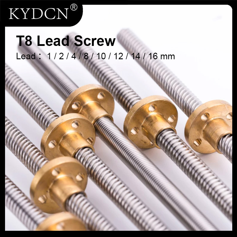 Lead Screw 8Mm - Parafuso Trapezoidal T8 de Aço Inoxidável