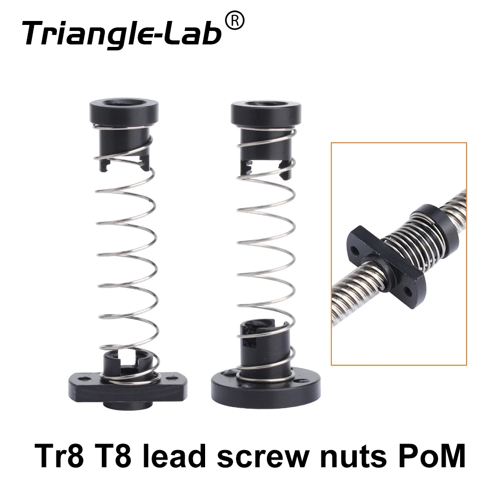 Lead Screw 8Mm - Porcas de Parafuso Triangular Trianglelab Tr8