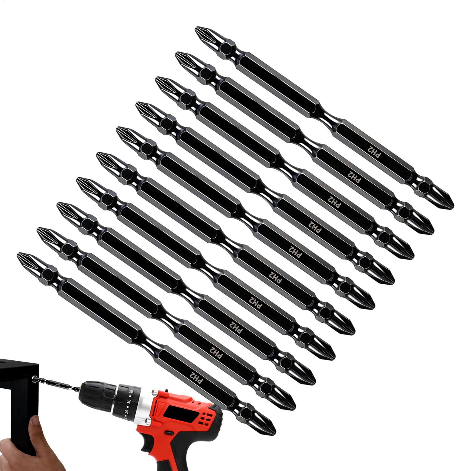 End Mill Set - Conjunto de Pontas Magnéticas para Furadeira,