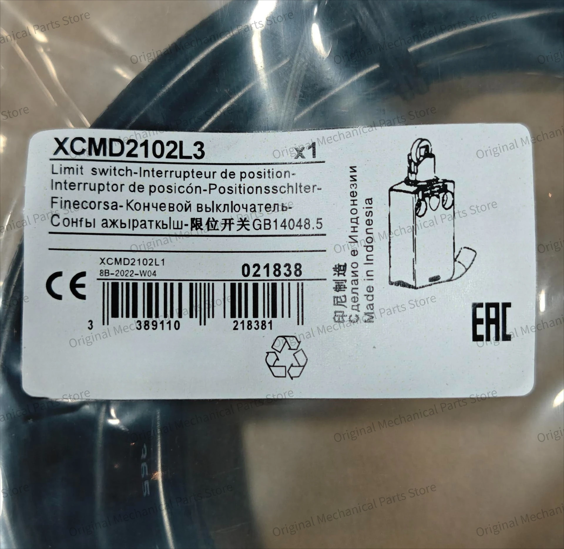 Limit Switch - Novo Interruptor de Limite XCMD2102L3 1Pcs