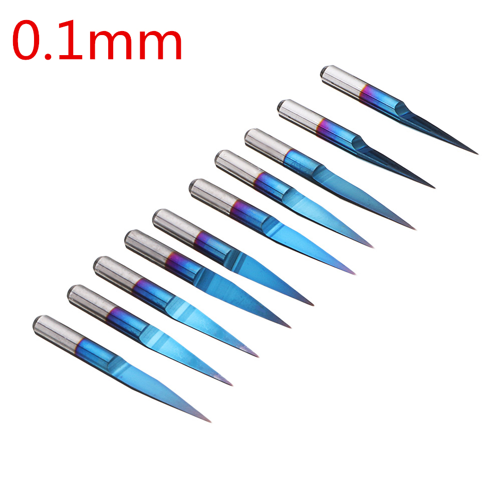 Cnc Bits - Fresa de 3,175mm com Revestimento Azul