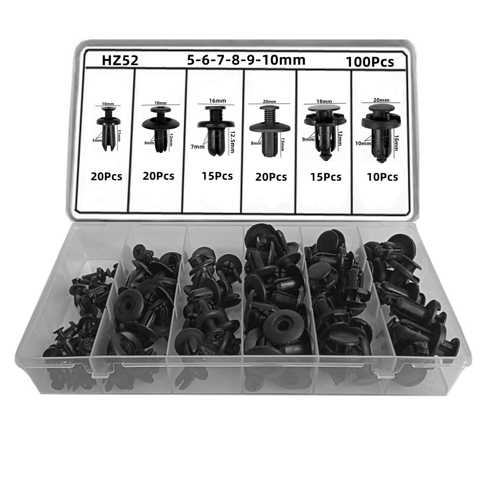 Lead Screw 8Mm - Universal Car Bumper Box Fastener Clip,