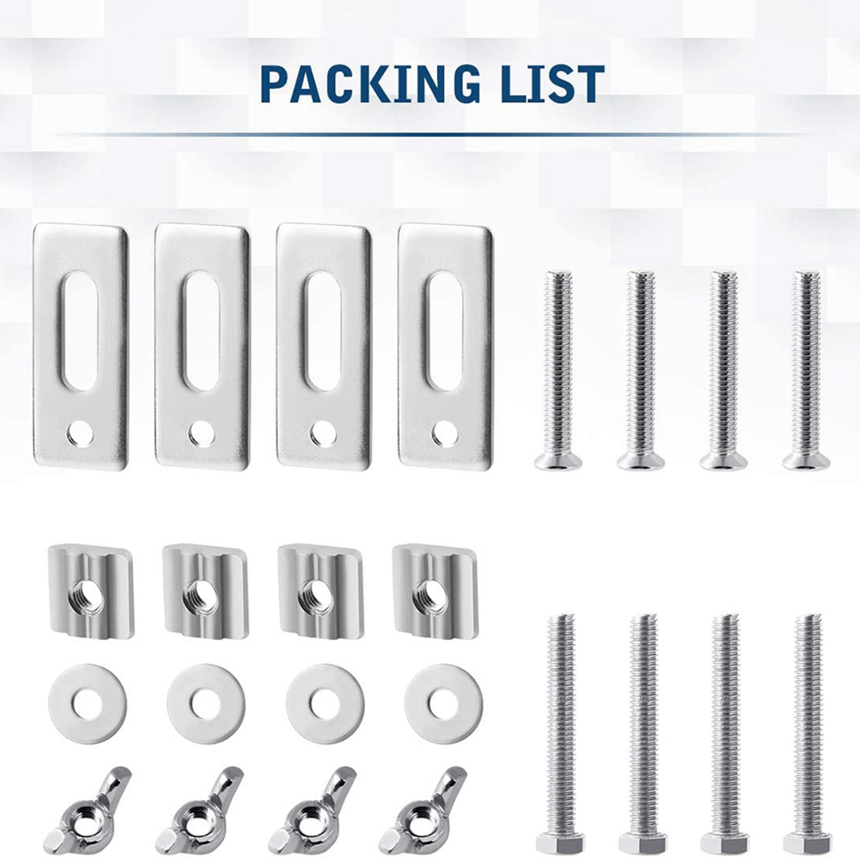 3018 Cnc - Kit de Grampos T-Track A19F-8, Mini