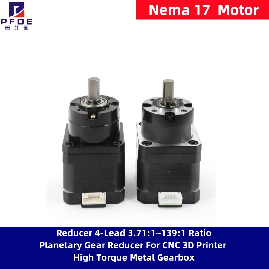 Stepper Motor Nema17 - NOVO Redutor de Motor de Passo