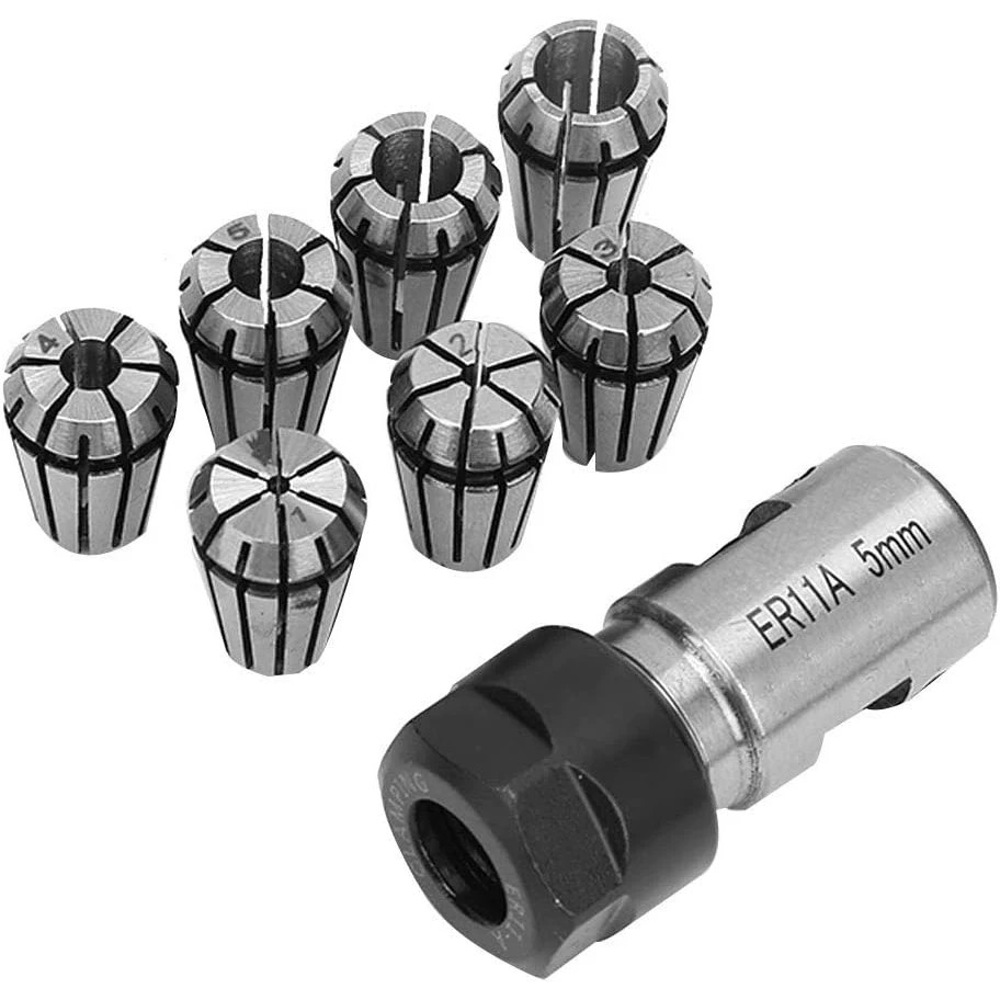 End Mill Set - Conjunto de 8 peças de mandril