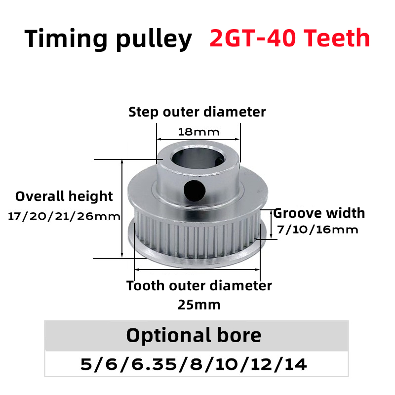 2gt 2m 40 dentes gt2 40t conju - Gt2 Belt avaliação e preço
