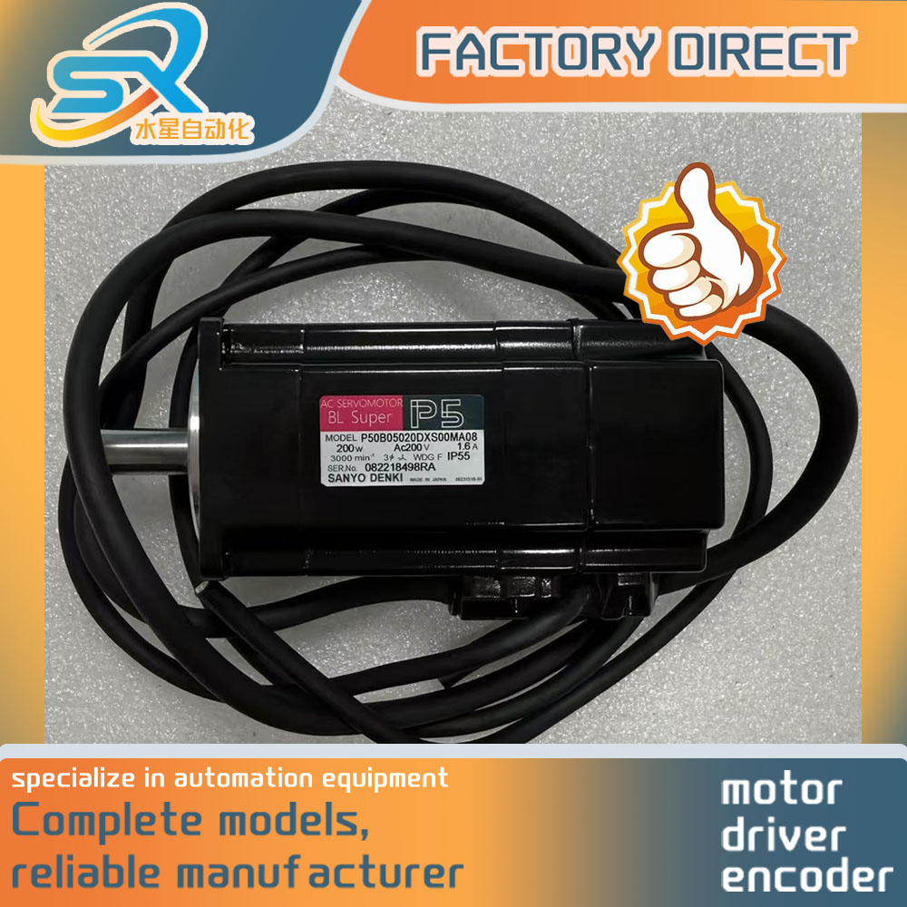 Novo Motor Servo AC Sanyo P50B - Servo Motor avaliação e preço