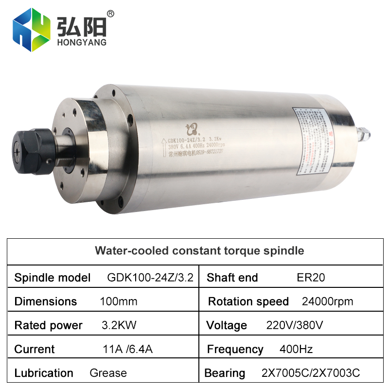 Eixo cnc 3.2kw, motor de eixo  - Water Cooled Spindle avaliação e preço