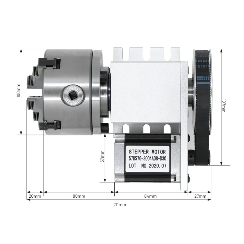 Motor de Passo Nema 23 6:1 K12 - Cnc Router avaliação e preço