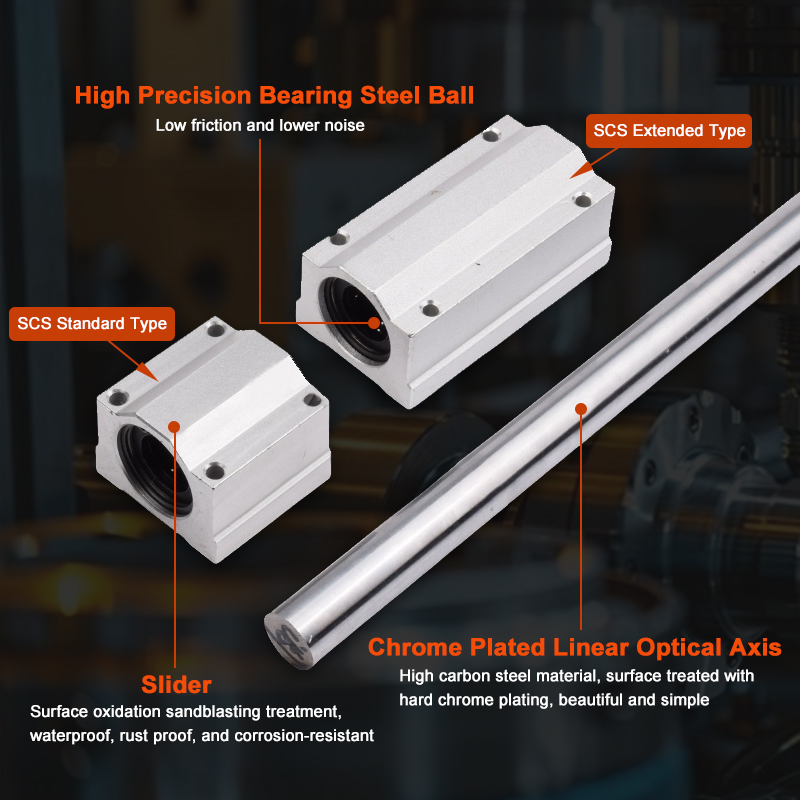 1 peça sc8luu scs8luu 8mm tipo - Lm8Uu Bearing avaliação e preço