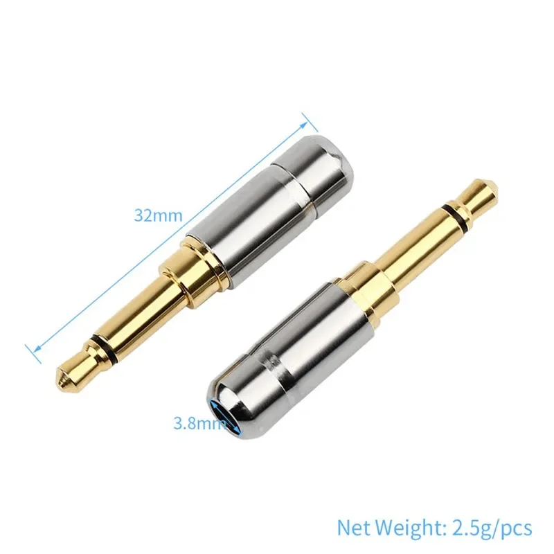 3.5mm jack 2 3 4 pólo fone de  - Coupling 8Mm avaliação e preço