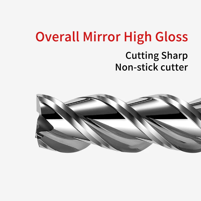 3f fresa de alumínio 4mm 6mm 8 - End Mill avaliação e preço