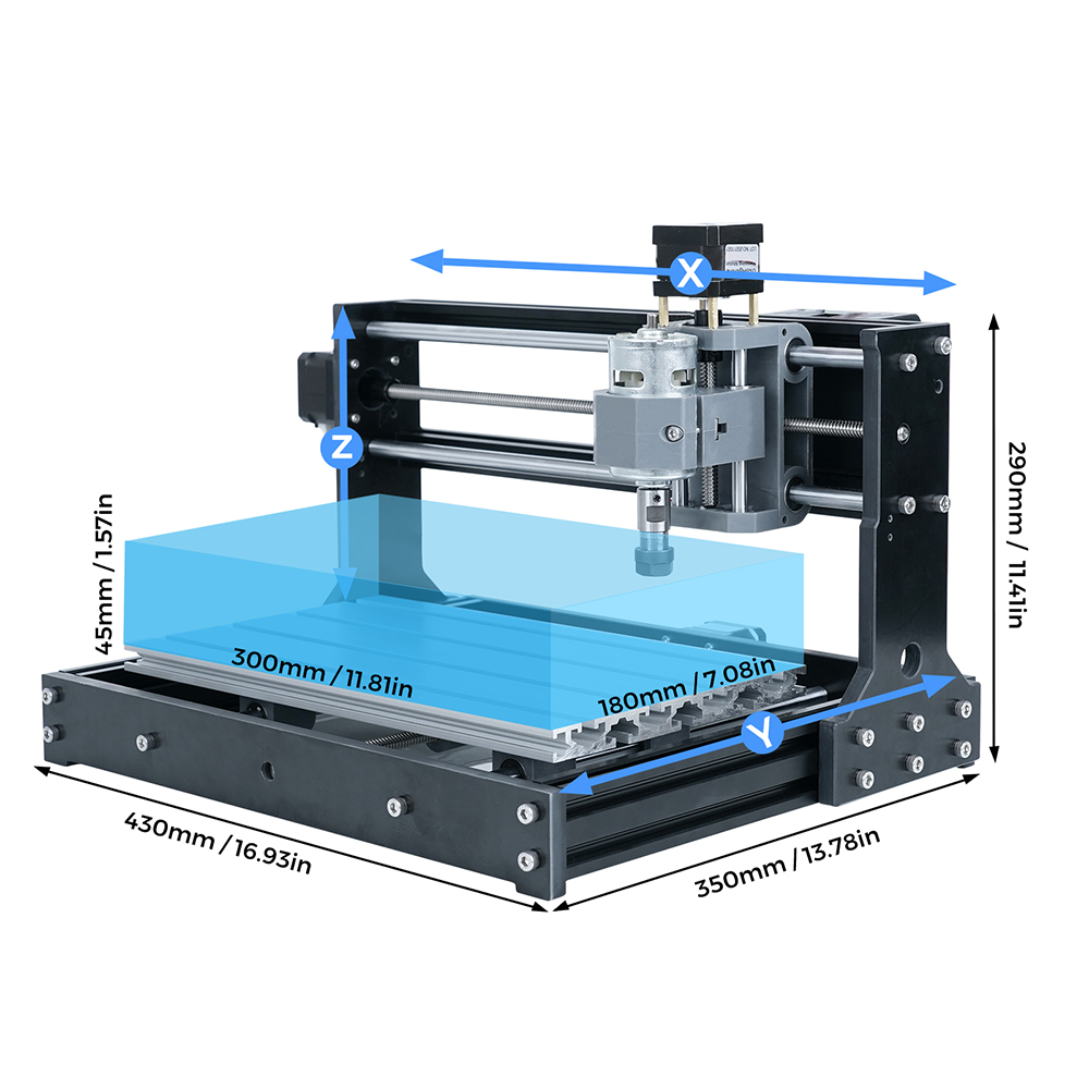Mini Router CNC 3018 para Made - 3018 Aluminium Cnc avaliação e preço