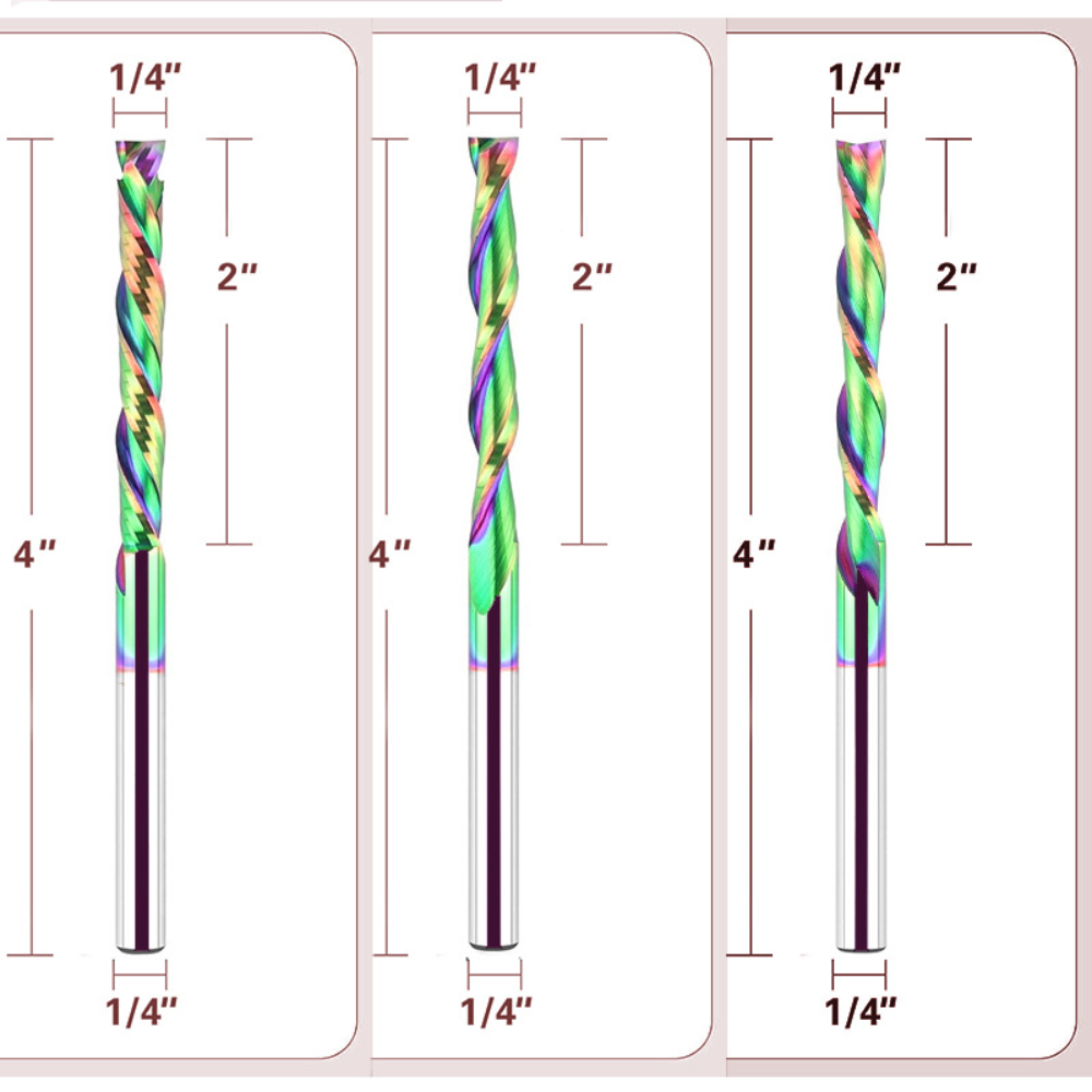 Fresa de compressão em espiral - Cnc Bits avaliação e preço